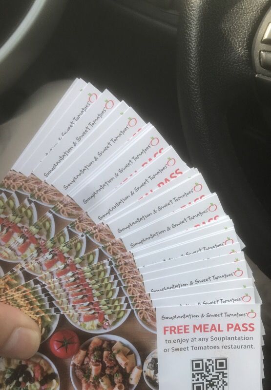 Sweet tomatoes meal pass