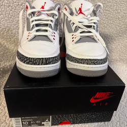 Jordan 3 Retro Fire Red size 10