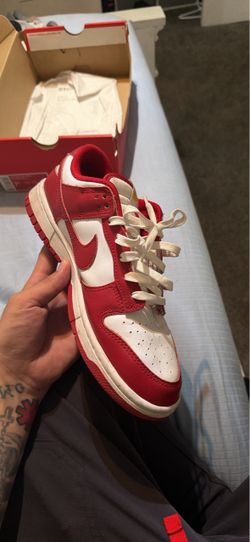 Nike Dunk Low Red and White