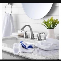 White Bath Hand & Washcloth Quick-Dry Towels - 100% Cotton, 3-Piece Set College Dorm T