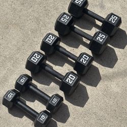 Hex Dumbbells - 110 Lbs 