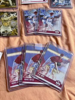 Shohei Ohtani card lot (MINT)- rookies, variants, #’d, gold holo, and more!