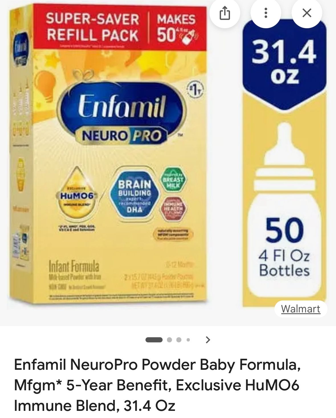 Baby Formula- Enfamil Neuropro Infant 31oz  