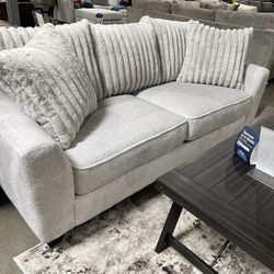 2pc Ultra Plush Sofa And Loveseat Set 