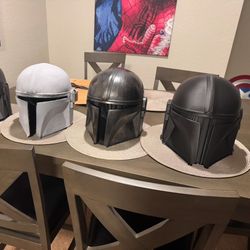3D Printed mandalorian Helmet Cosplay