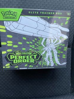 Pokemon perfect order etb and packs
