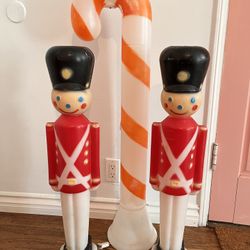 Vintage Christmas Blowmolds 