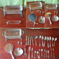 Vintage silverware plated