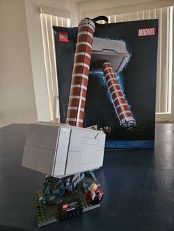 LEGO Marvel 76209: Thor's Hammer Mjolnir (Built with Box & Minifigure)