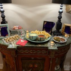 Antique Louis XVI Buffet With Marble Top