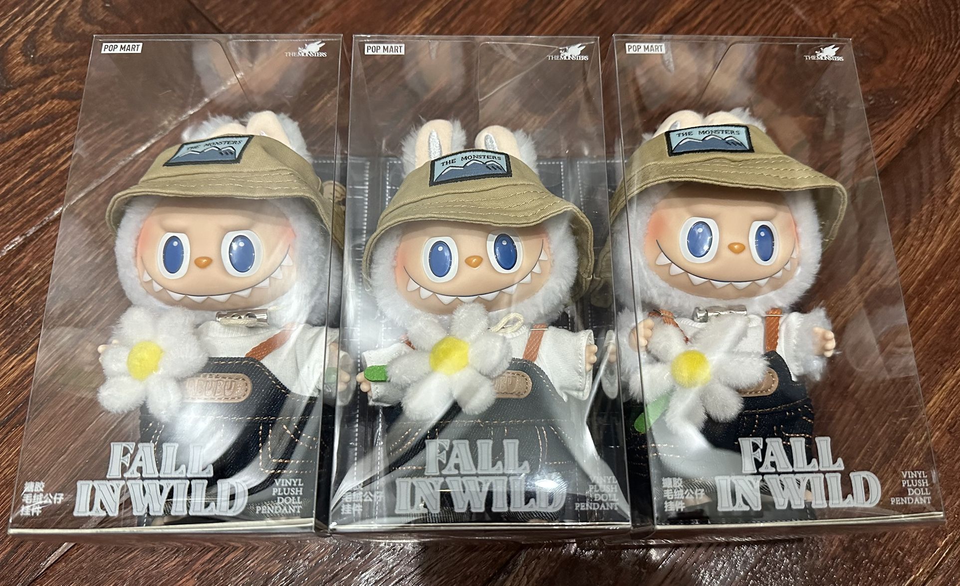 POP MART LABUBU THE MONSTERS FALL IN WILD SERIES-Vinyl Plush Doll Pendant