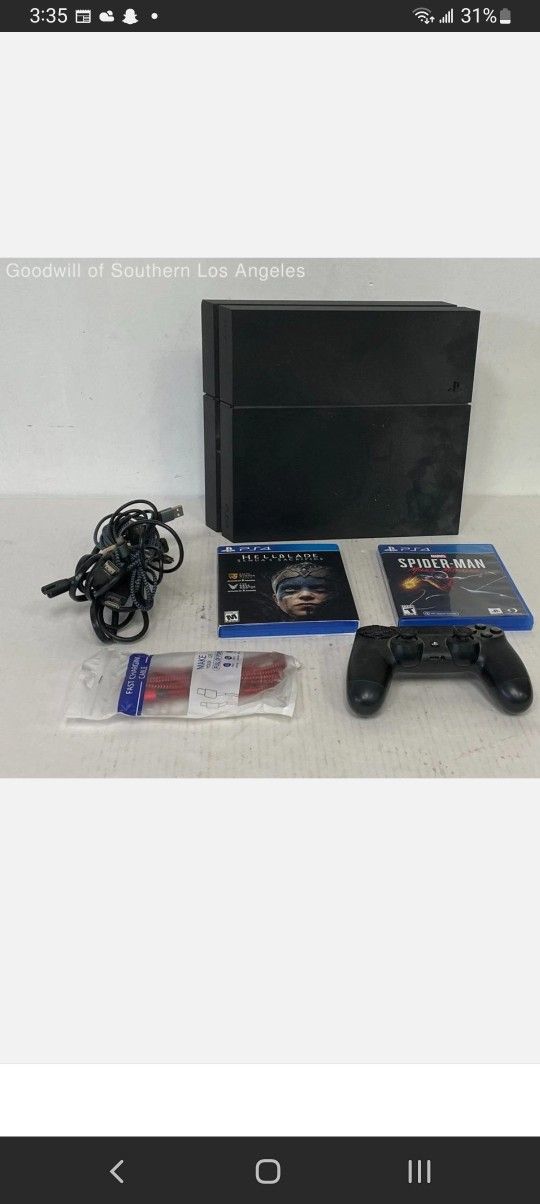 PS4 with 2 Games