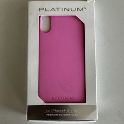 iPhone X Products (pink Case, Screen Protector, UV Screen Protector) 