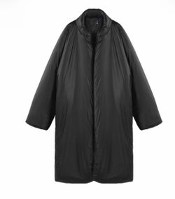 Black Yeezy x Balenciaga long puffer coat