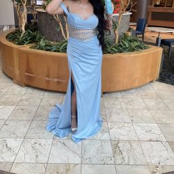 Blue Prom Dress 