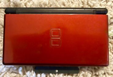 Nintendo DS Lite Crimson/Black + Charger + GBA Game