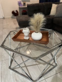 GLASS COFFEE TABLE