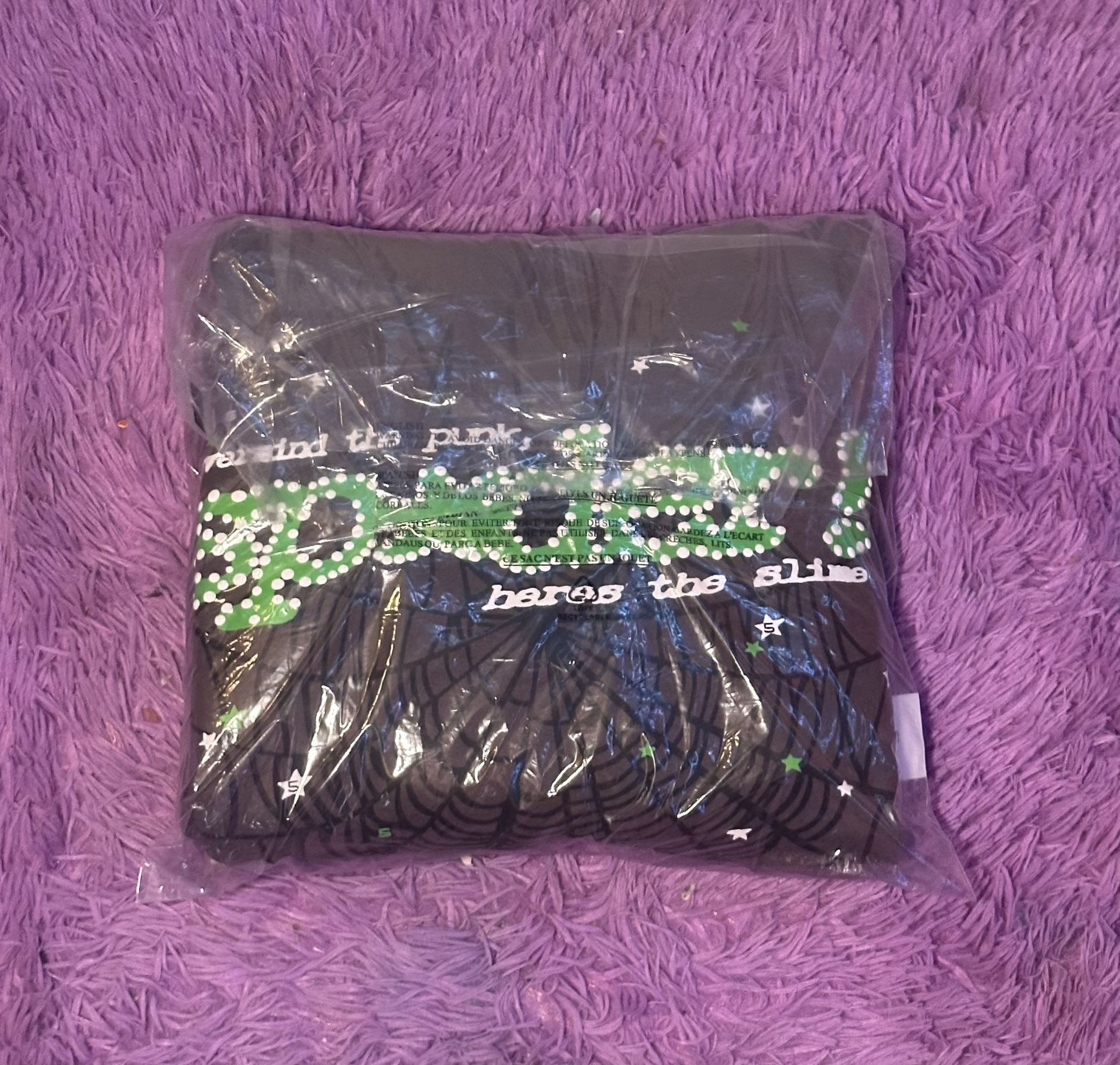 Sp5der V2 “slate Grey” hoodie