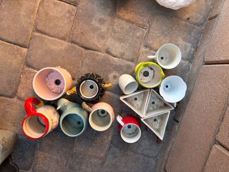 Mixed Lot of Ceramic Mugs and Planters