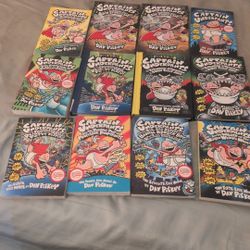 12 Captain Underpants Books