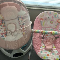 Baby Swing And Baby Bouncer 