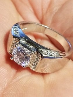 Men's wedding engagement promises ring size 11