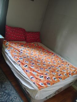 Free Full Size Bed + Mattress+ Box spring (No Smoke Or Pets)