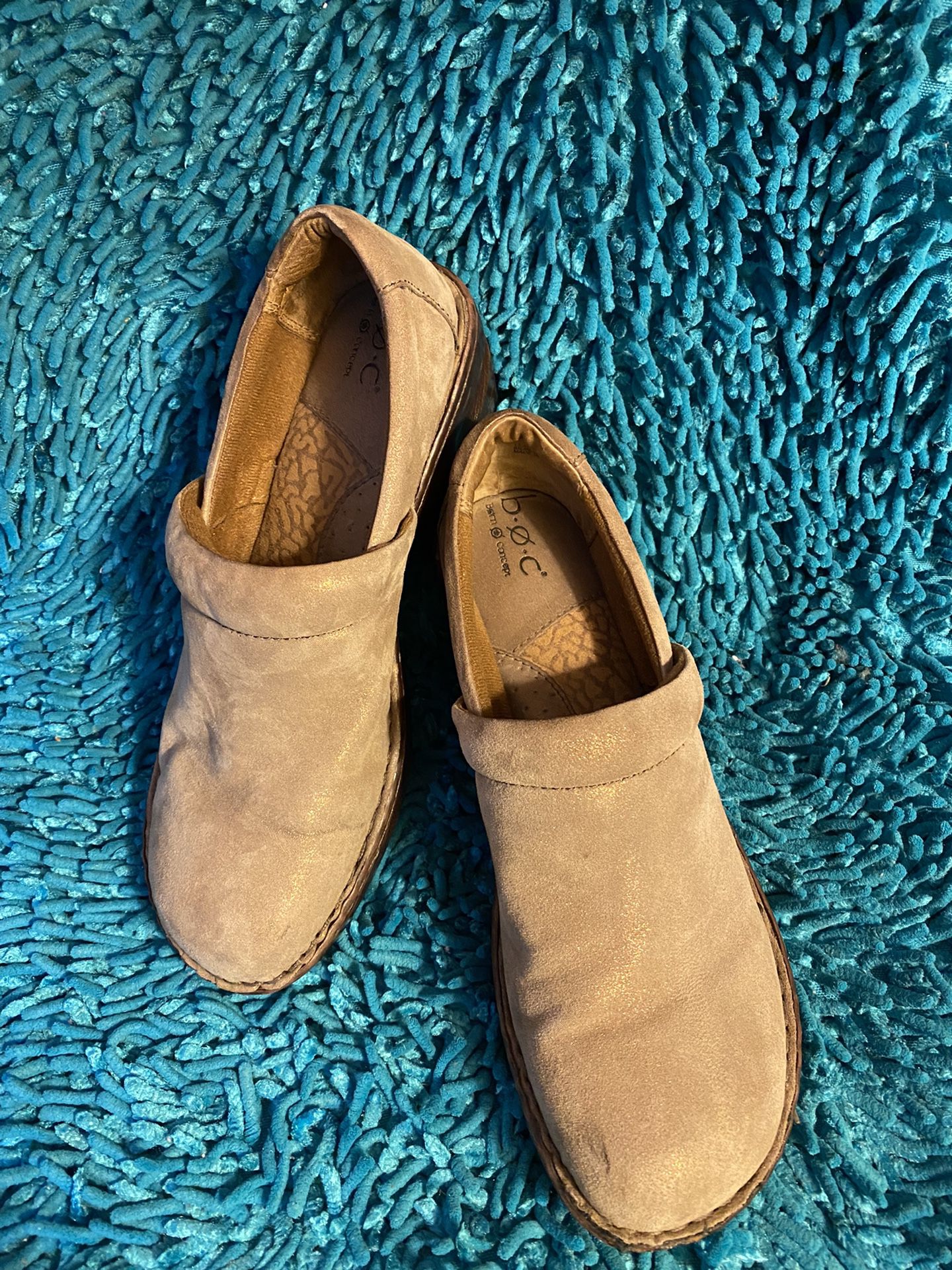 B.O.C. Golden Clogs. Extreme Comfort. Gently Worn. Size 10