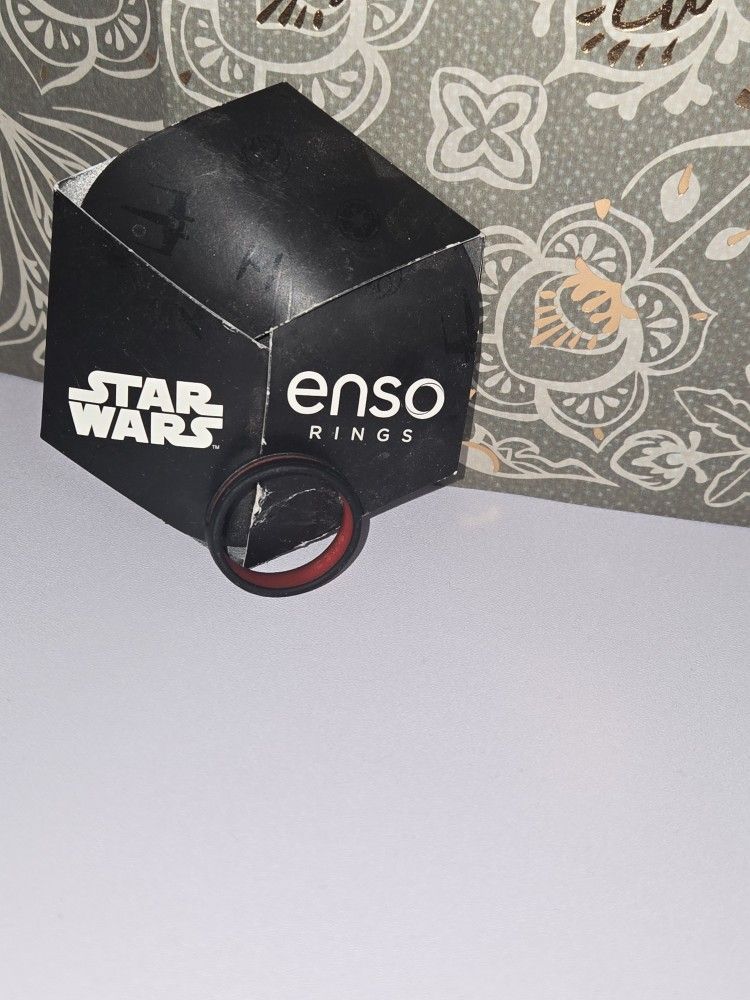 Enso Silicone Ring - Men's - Size 13 - Red Lightsaber