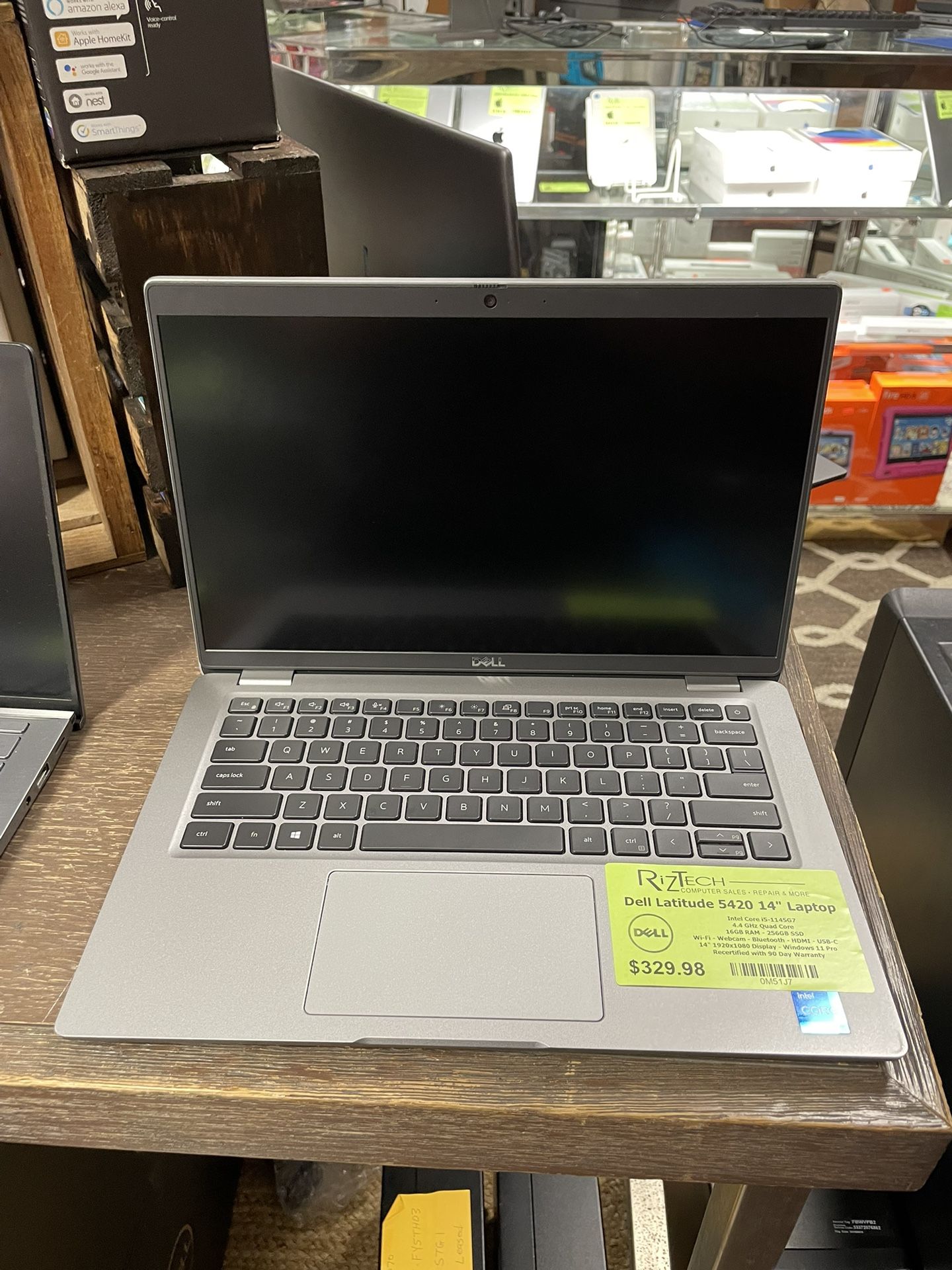 Dell Latitude 5420 14" Laptop Intel Core 15-1145G7 4.4 GHz Quad Core 16GB RAM 256GB SSD w11Pro