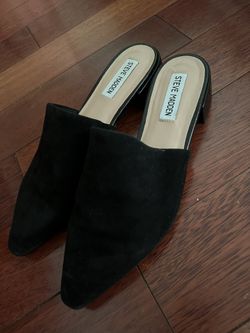 Steve Madden Lyra Black Suede Sandal