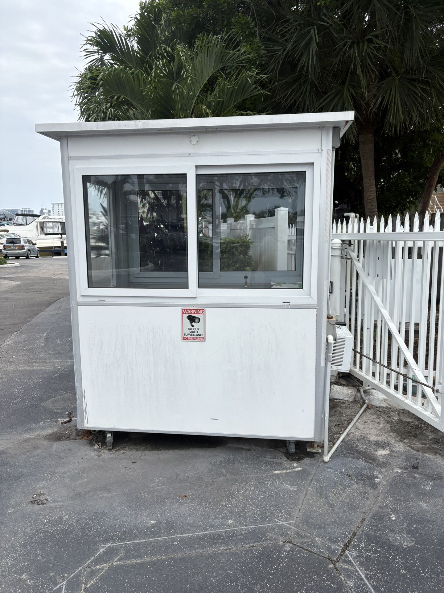 Fully Assembled Security Booth