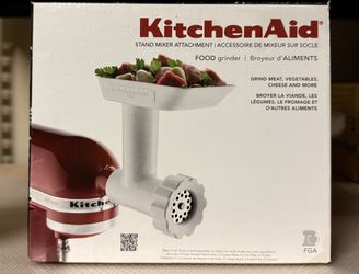 Kitchenaid Attachments - Food Grinder And Sausage Stuffer