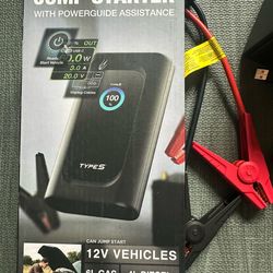 Like New Electronics / Charger / Type S Jump Starter & Portable Power Bank