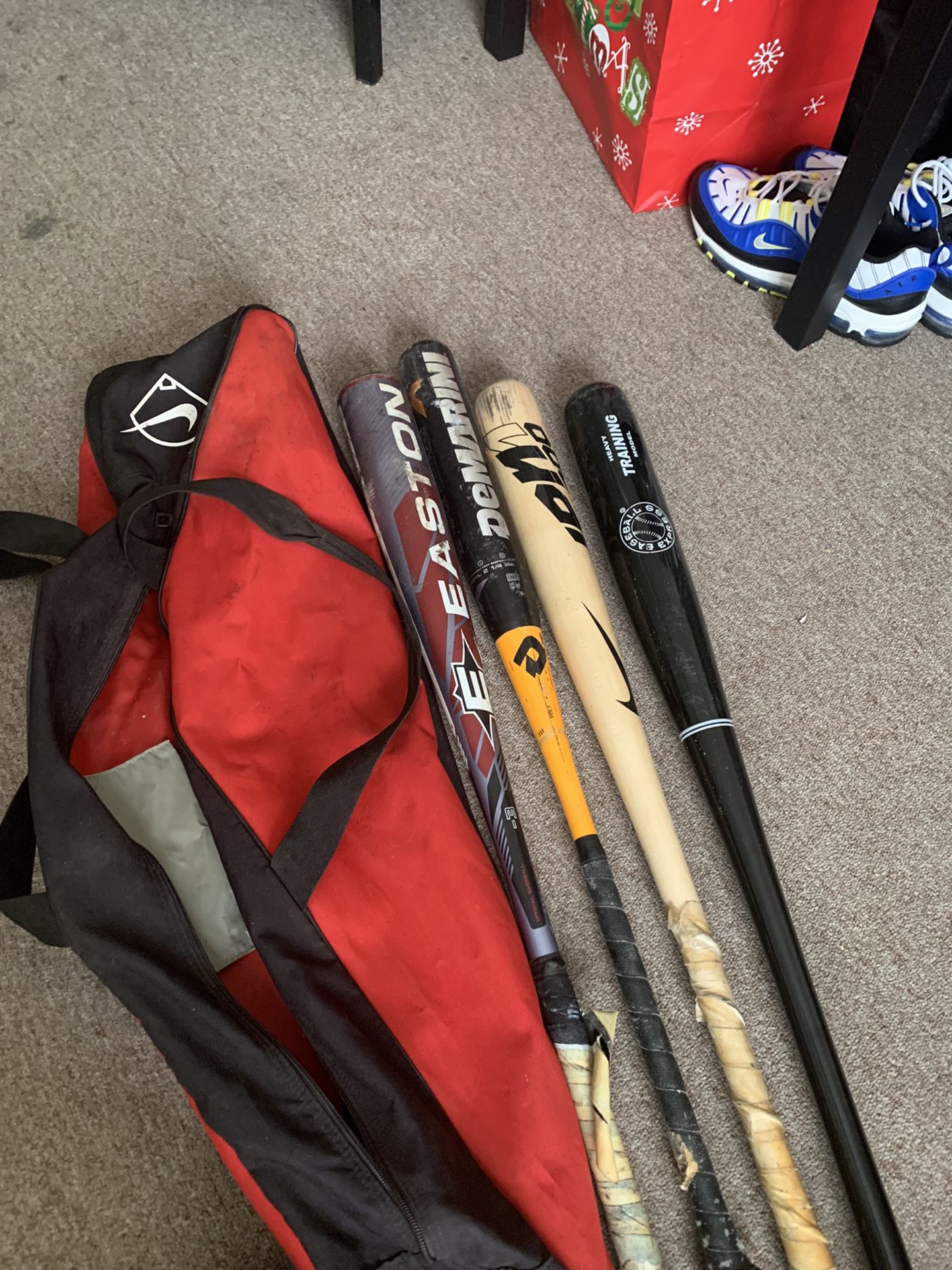 Kids Baseball Bats  And Bags 
