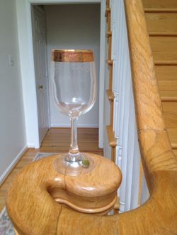 Long stem water glass