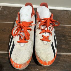 Orange Adidas’s Soccer Cleats 