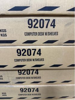 14 pcs Computer desk brand new in the box seal  $ etail $3000
