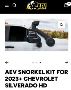 AEV Snorkel Kit for 2023+ Chevrolet Silverado HD