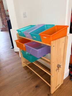 Kids Toy Storage Organizer with Bins