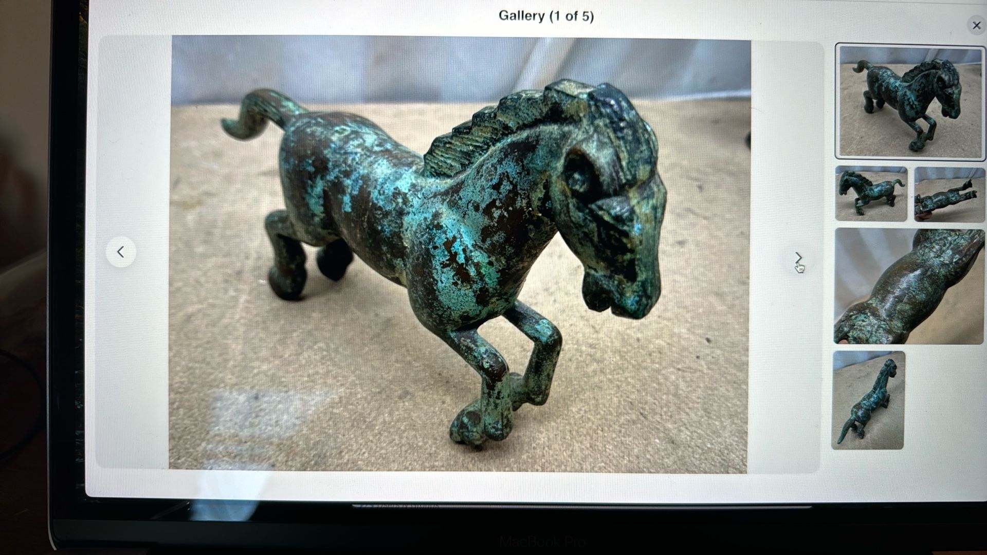 Antique Bronze Horse Figurine/Sculpture 
