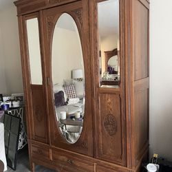 Antique Oak Bedroom Suite