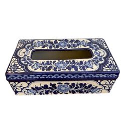 Hand Painted Talavera Napkin Dispenser Cover 