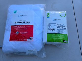 Mattress pad & protection cover twin