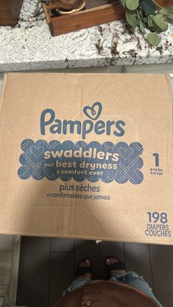 Pampers Swaddlers Size 1 Diapers 198 Count