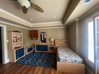 Blue Twin Bedroom Suite
