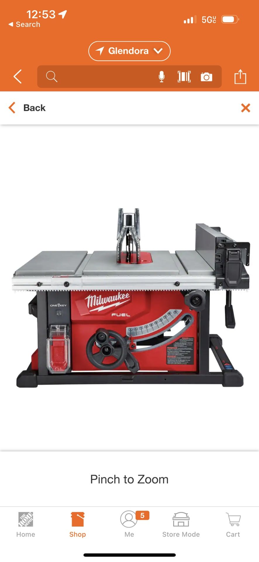 Milwaukee M18 FUEL ONE KEY 18 volt Lithium Ion Brushless Cordless