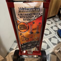 New Milwaukee 4 in 1 hand truck never used for sale .