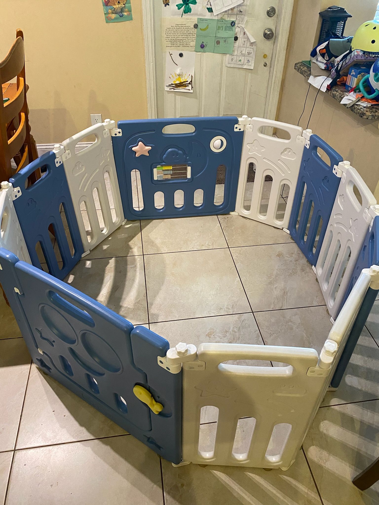 11 Panel Baby Gate - Toddler Play Pen - Activity Center - See My Items 