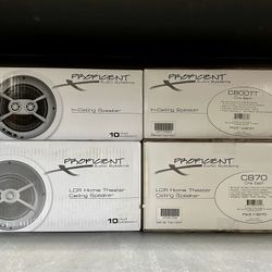 Home Audio Theater Ceiling Wall Speakers (4)